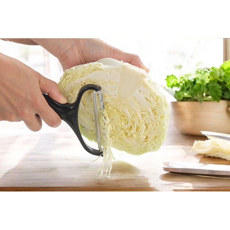 J-kitchensEcobag Tsubamesanjo Wide Peeler Set, Black, 6.7 x 4.7 x