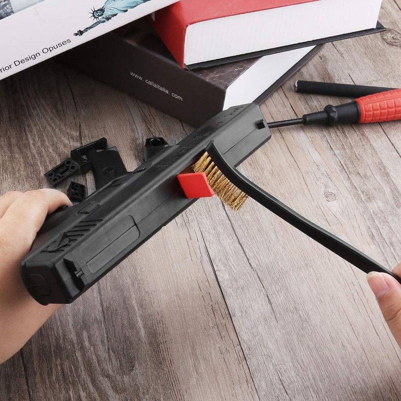 Accmor Scratch Brush Set for Gun Cleaning, All Purpose Nylon