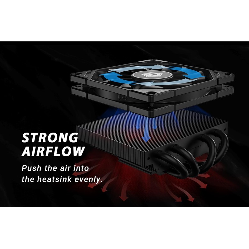 ID-COOLING IS-40X V3 45mm Height Low Profile CPU Cooler 4