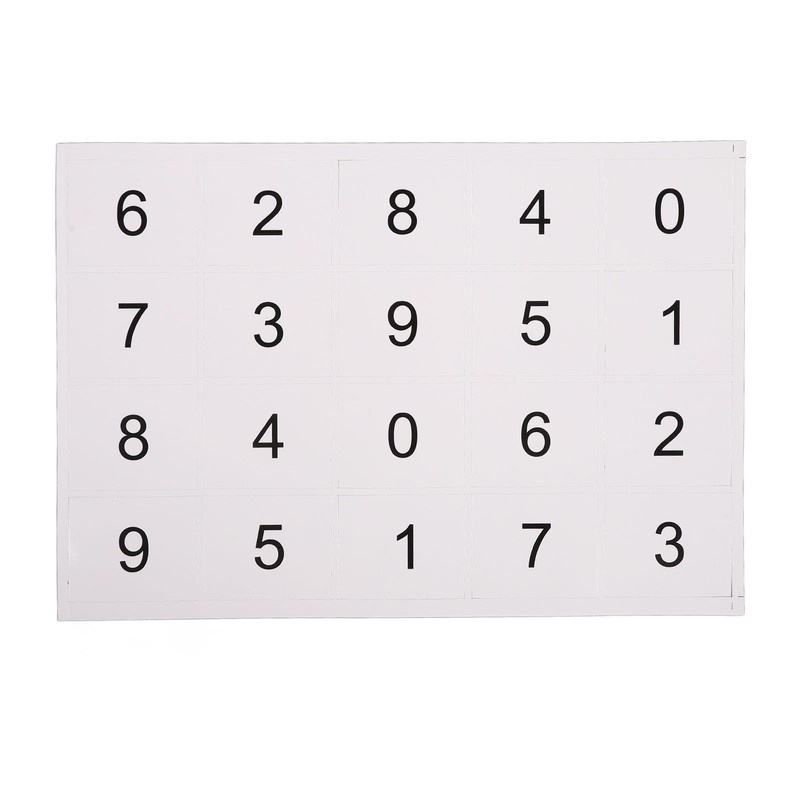 Counting Place Value Pocket Chart with 200pcs Straw 20 Rubber