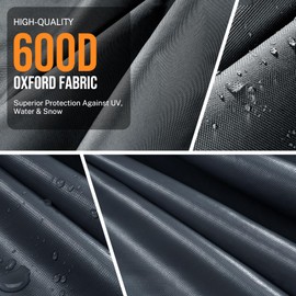 GasXpert Generator Covers Heavy Duty Waterproof, 26”Lx20”Wx20”H Portable Generator Cover, Snow/UV/Wind Proof Generator Cover for Portable Generators 3500-6000 Watt, fit for Most Generators