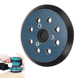 Replacement Sander Pad, 5 Inch 8 Hole Replacement Sander Base, Sanding Backing Pad Hook and Loop Sander Pad Compatible with Makita BO5010, BO5030K, BO5031K, BO5041K