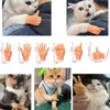 CIXVOEMK Tiny Hands,Cat Interactive Small Fingers,High Elasticity Hands for Cats,Mini