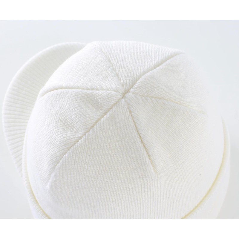 Magracy Unisex Men's Warm Visor Beanie Outdoor Double Knit Hat