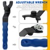 Angle Grinder Wrench,Adjustable Angle Grinder Socket Wrench with Nuts,High Hardness