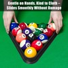MoyanSuper Plastic Pool Ball Rack Billiard Ball Triangle Rack, Pool