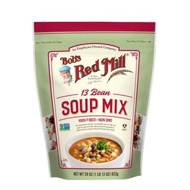 Bob's Red Mill 13 Bean Soup Mix, 29oz (Pack of 4) - Non GMO, Vegan, Kosher
