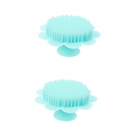 TOVINANNA 2pcs Shower Brush Gentle Hair Washing Tool for Boy Girl Scalp for Newborns Soft and Sturdy Design for Bath Care