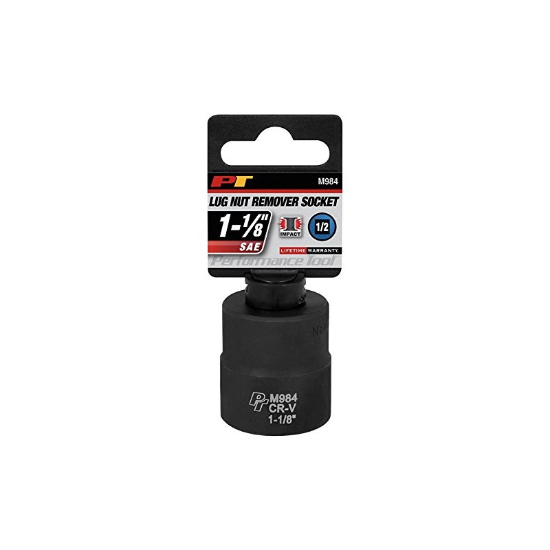 Performance Tool M984 1-1/8 in. Lug Nut Remover Socket -