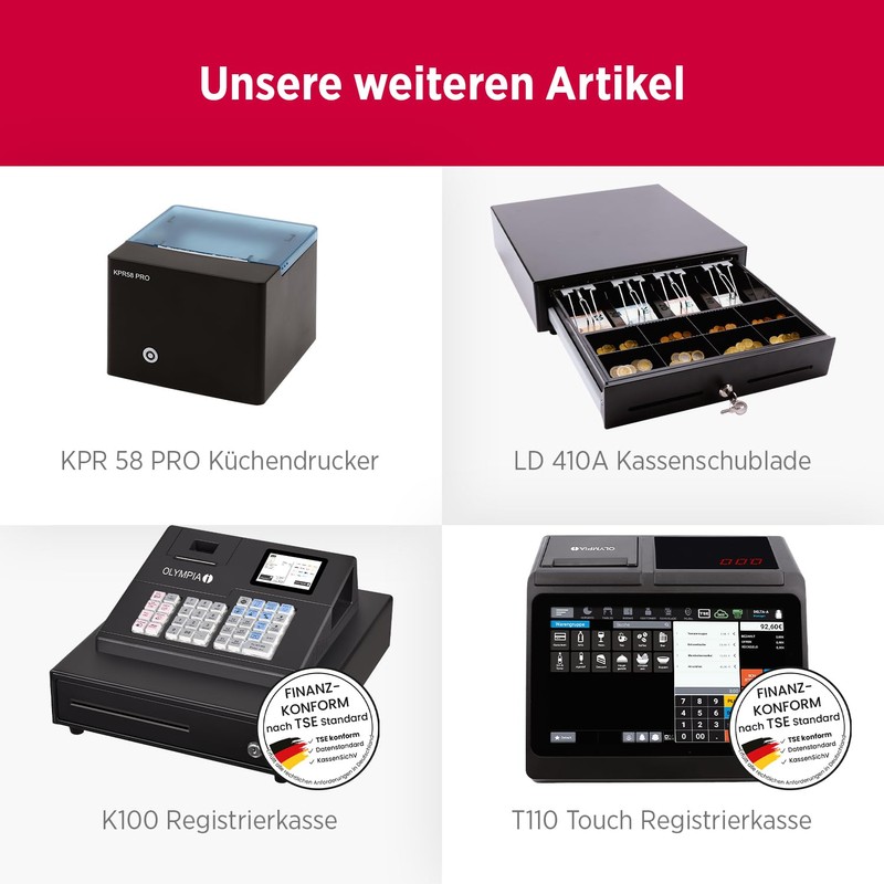 Olympia KPR 58 PRO | Bon Printer with USB Connection