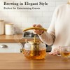 dingdaer High Borosilicate Glass Teapot, 44 oz / 1300 ml