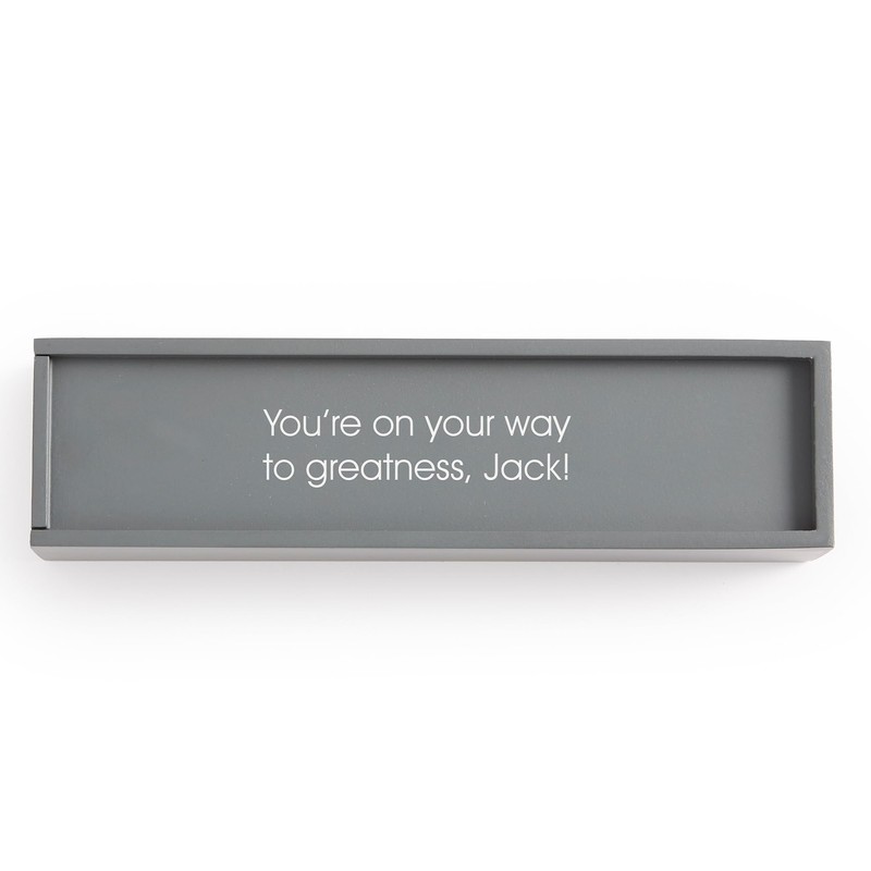 THINGS REMEMBERED Engraved Reflections Gunmetal & Gold Ballpoint Pen and