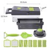 Shab's-Mart Vegetable Chopper & Slicer for Multifunction Heavy Duty 15-in-1