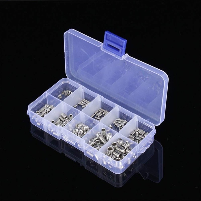 M3 M4 M5 M6 M8 200Pcs Allen Head Socket Hex