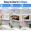 Waterproof Phone Holder for Shower Use – Anti-Fog Wall-Mounted Touchscreen