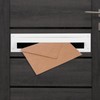 Newthinking Internal Letter Box Brush Cover, White Letterbox Cover Draught