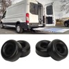 4PCS 2.5inch Trailer Ramp Door Rubber Bumper Round with Hole