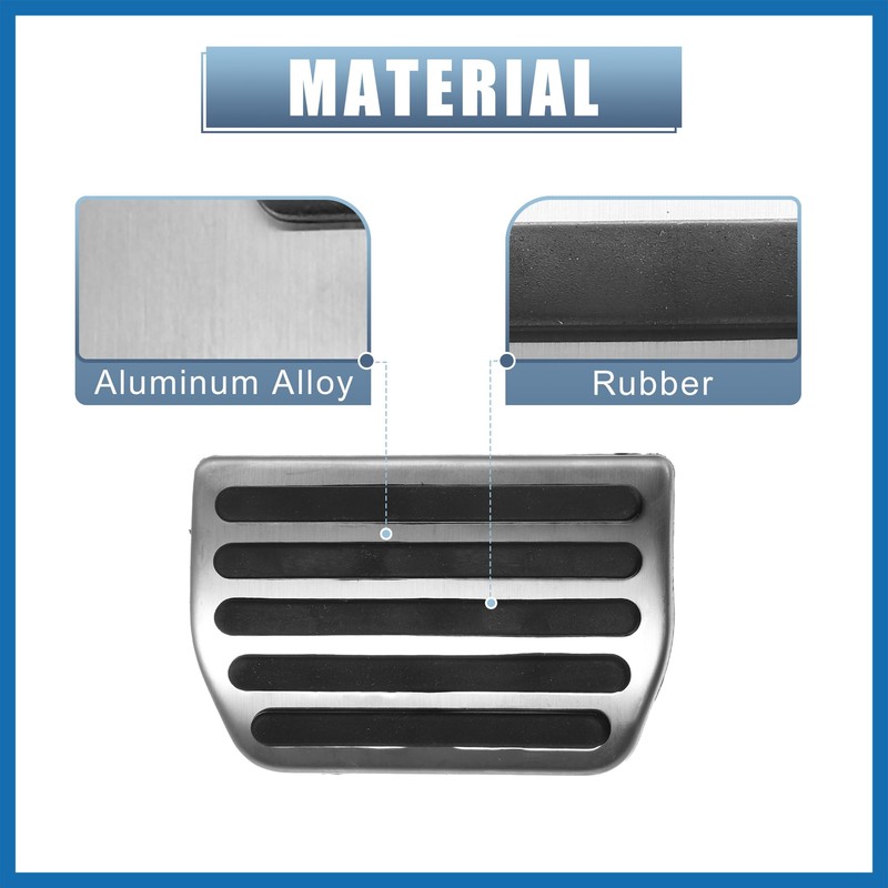A ABSOPRO 2pcs Brake Pedal Pad Gas Accelerator Pedal Cover