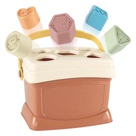 Cosaway 32Packs Baby Toys Set Montessori Toys for Babies 6-12 Months Food-Grade Sensory Toys Infant Stacking Circles Teether Blocks Stacking Cups Learning Toys for Baby Gifts 1 2 3 Years Old