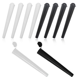 Katyjun 10pcs 12 cm Joint Case Tube Cases with Hinged Lid for Small Parts