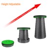 Boreeman Upgraded Folding Stool Lightweight Yet More Sturdy with Load