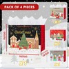 OFIHANLY 4 Pack 14.9" Large Size Merry Christmas Gift Bags