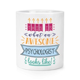 This Is What an Awesome Psychologe Looks Like Make-Up Pinsel Stift Topf