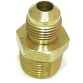 Acugauge® 5PK Backflow Test Cock Adapters Brass 1/4 in. Male NPT x 1/4 in. Flare PVB 1/4"