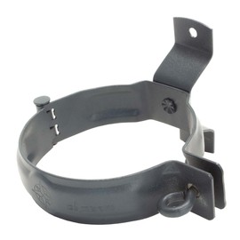 ZAMBELLI Pipe Clamp Downpipe Clamp for Wood Mounting Anthracite DN 100 Pipe Holder with High Corrosion Protection, Easy Installation with Wood Screws