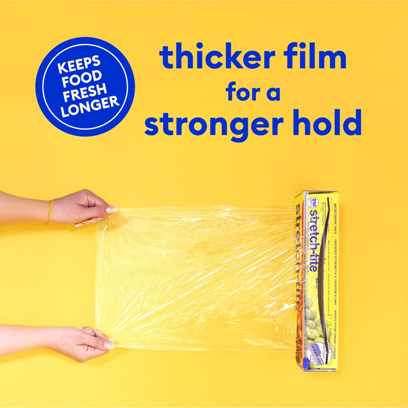 Stretch-tite Plastic Food Wrap, 500 Sq. Ft., 516.12-Ft. x 11.5/8-Inch