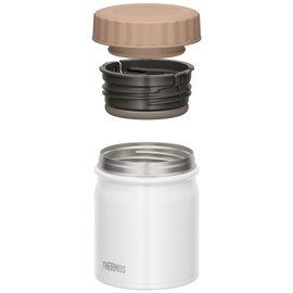 Thermos JBT-300 WH Vacuum Insulated Soup Jar, White, 10.1 fl oz (300 ml)