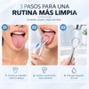 Set de 4 Raspadores de Lengua de Acero Inoxidable con