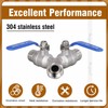 Horiznext GHT 3/4 hose splitter 3 way heavy duty, Y