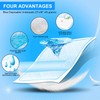 Zdolmy Baby Disposable Changing Pad, 20Pack Soft Waterproof Mat, Portable