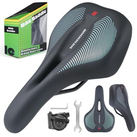 ZCYLPT Bike Seat,Breathable Mountain Bicycle Saddle,Bike Saddle for Men & Women,Comfortable Soft Cushion Bicycle Seat Suitable for MTB Mountain Bike, Folding Bike, Road Bike, Spinning Bike