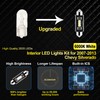 Super Bright LED Interior Lights, 6000k White Bulb Kit for