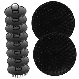 BESPORTBLE 10pcs Portable Scalp Massaging Brush for Women Massage Wet Hair Brush Bristle Curly Hair for Scalp Relief