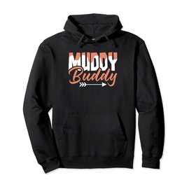 Muddy Buddy for mud running & mud riding Pullover Hoodie