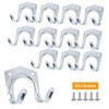 12 Pack Tool Garage Hooks Garden Tool Storage Organiser Heavy