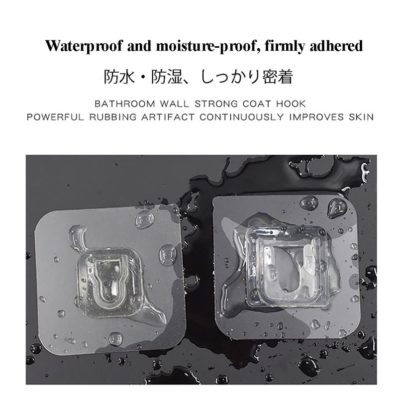 CARURLIFF 12 PCS Wall Mounted Replacement Sticky pads for Kitchen