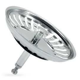 M. ROSENFELD HOME Indispensable universal strainer basket sink, 79 mm, high-quality plug for any kitchen sink