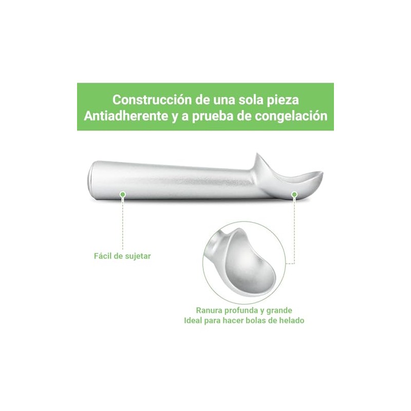 U Chef Cuchara para Helado, Cuchara para Servir Helado, Utensilio