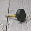 ARTISNO Round Green Marble Brass Knob | Sweater Handle |
