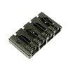Hipshot 5A4FM1B 4 String A Style Bass Bridge, Black