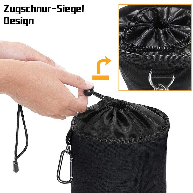 Hanging Clothes Peg Bag, 15 x 20 cm, Black Clothes