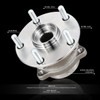 DNA MOTORING Rear Wheel Bearing Hub Assembly Compatible with 19-21