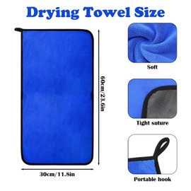 ZPLASK 3 Pcs Car Wash Mitt, Wash Mitt Set, Double Sided Microfiber Wash Mitt for Car Washing, Super Absorbent Car Wash Mitt Glove with Thickened Towels for Car and Household Cleaning Wash