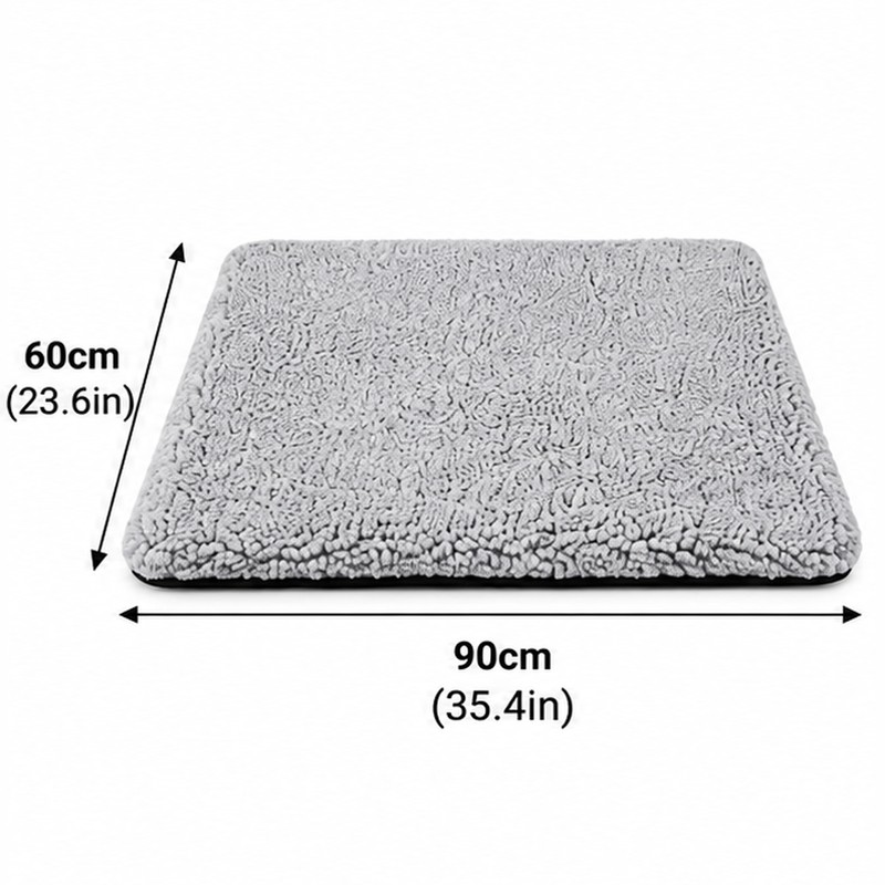 Self-Heating Pet Mat for Cats & Dogs – Washable Fiber