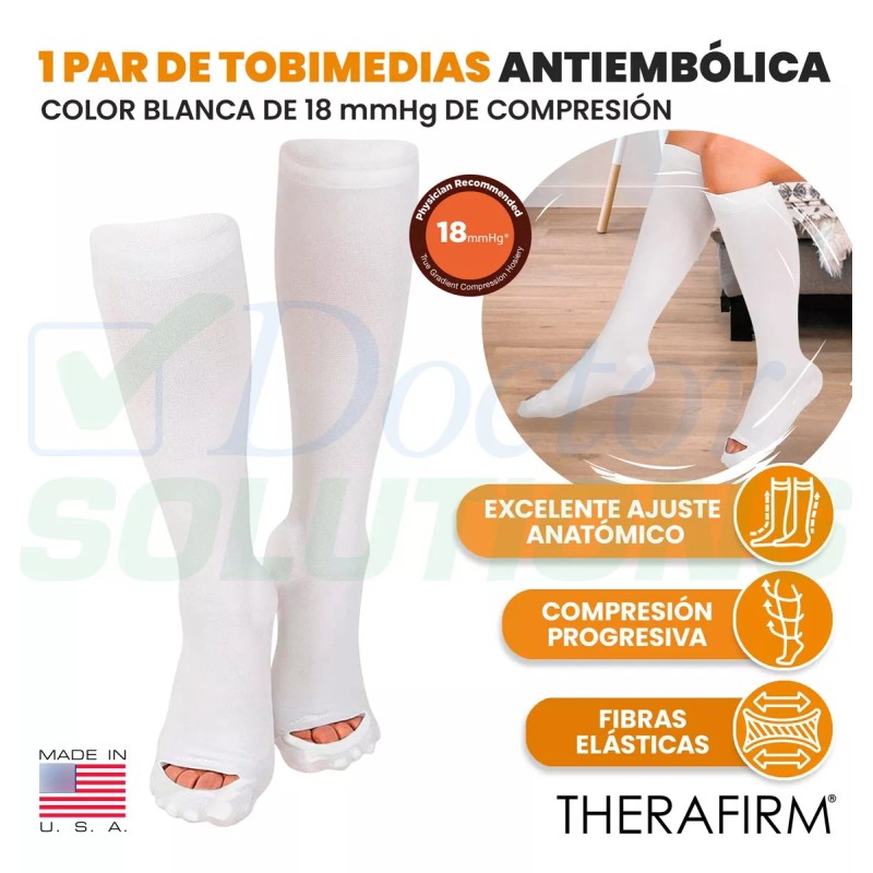 Therafirm Tobimedia Therafirm Antiembolica (18 Mmhg) T Grande Blanca