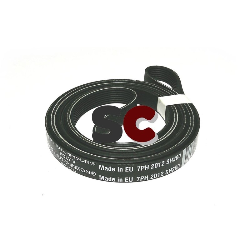 SC Solocorreas - Tumble Dryer Belt 7PH 2012 Black Hose